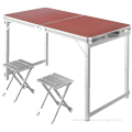 Modern aluminum alloy picnic table Factory wholesale aluminum alloy folding storage Portable picnic camping table